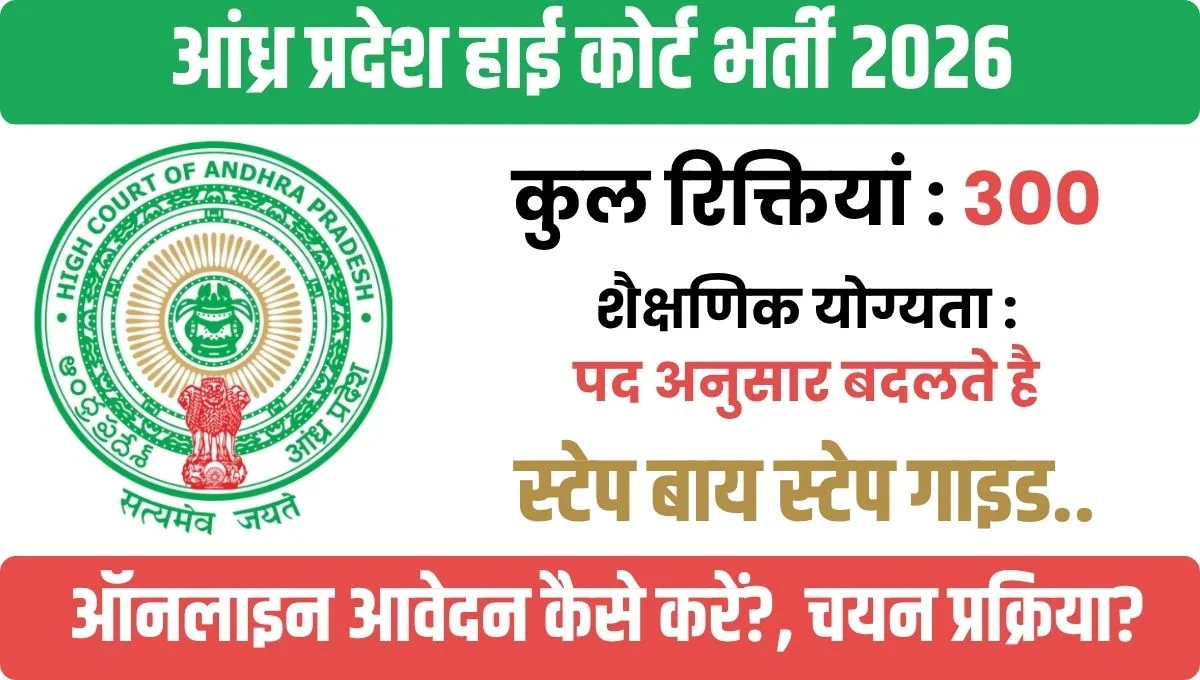 AP High Court Recruitment 2026