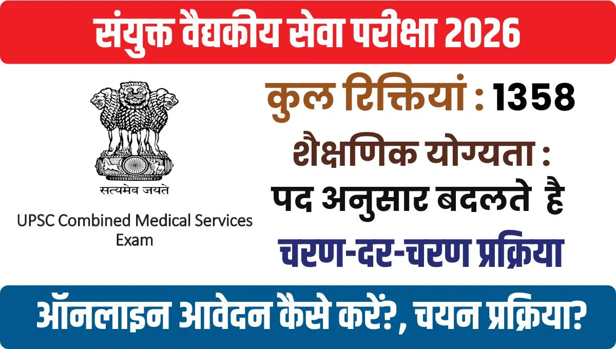 UPSC CMS Bharti 2026