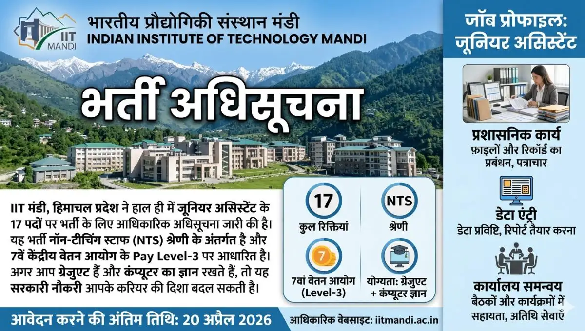 IIT Mandi Bharti 2026